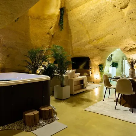 La Falaise Perdue, Troglodyte&spa Privé * Doué-la-Fontaine